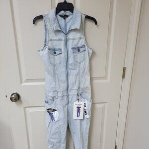 VIP Jeans Sleeveless Romper Jumpsuit